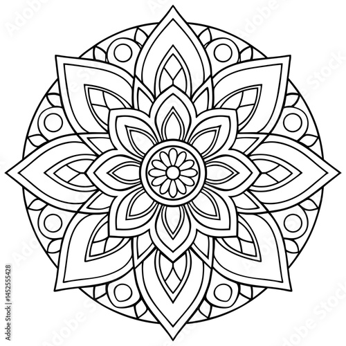 Hand-drawn mandala designs are intricate circular patterns that represent unity and balance. Created with detailed lines and shapes, they reflect mindfulness, creativity, and spiritual symbolism.