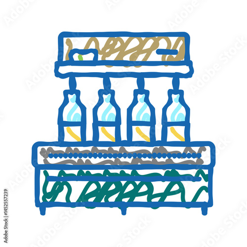 spill olive oil icon doodle illustration
