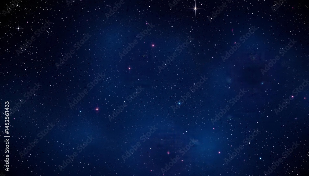 Horizontal cosmic background Vibrant stars repeat across a dark, flat night sky Colorful space pattern vector illustration, sparkle, background Horizontal cosmic background Vibrant stars repeat across a dark, flat night sky Colorful space pattern vector illustration, sparkle, background