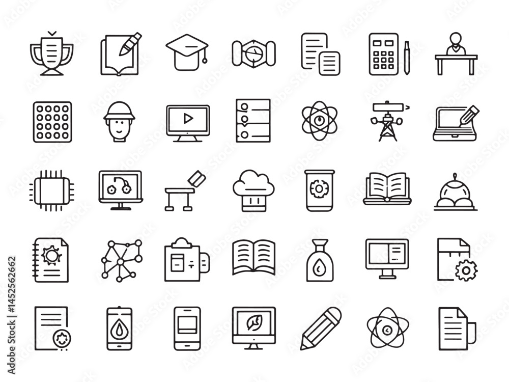Learning Material Icon for Effective Study Strategies.eps Learning Material Icon for Effective Study Strategies.eps