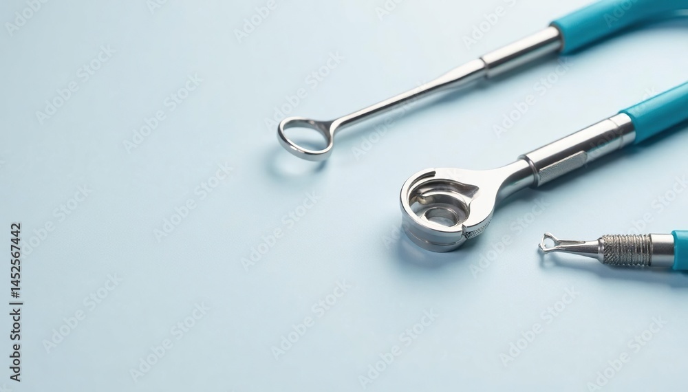 Close-up of veterinary tools on white background , medical supplies, sterile Close-up of veterinary tools on white background , medical supplies, sterile