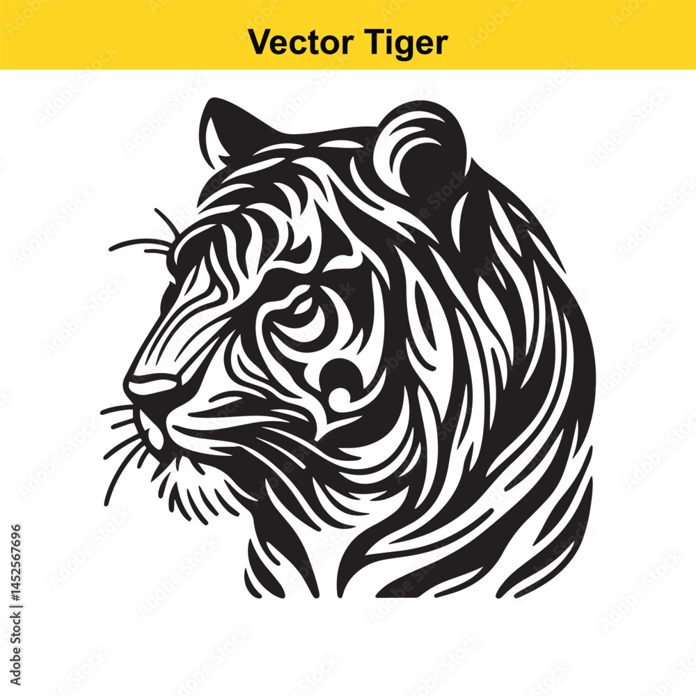 Vector Tiger. Vector Tiger.