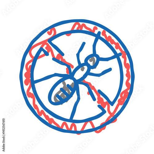 ant treatment icon doodle illustration