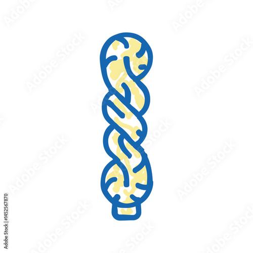 thread fiber silk icon doodle illustration