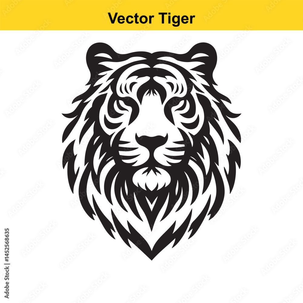 Fototapeta premium Vector Tiger.