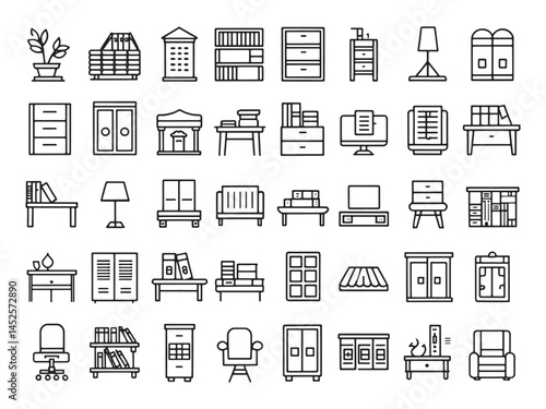 Library Study Room Icon Design for Focus.eps