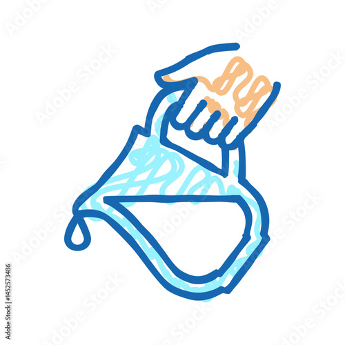 milk add icon doodle illustration