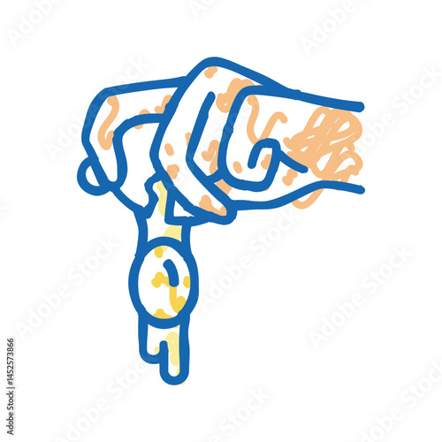 egg add icon doodle illustration