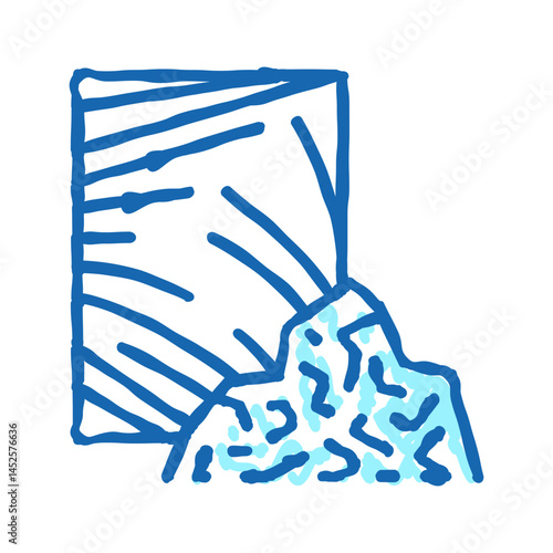 polyethylene plastic icon doodle illustration