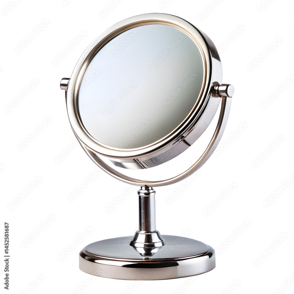 Cosmetic Mirror Isolated on White Background Cosmetic Mirror Isolated on White Background