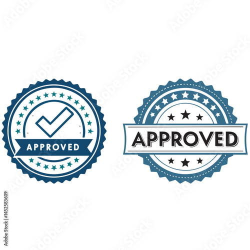 approved logo,Label Stamp Logo,and badge label,vector template