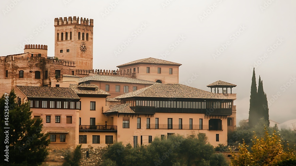 Obraz premium Historical buildings complex