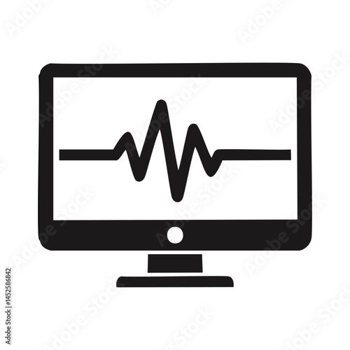lcd monitor with a monitor