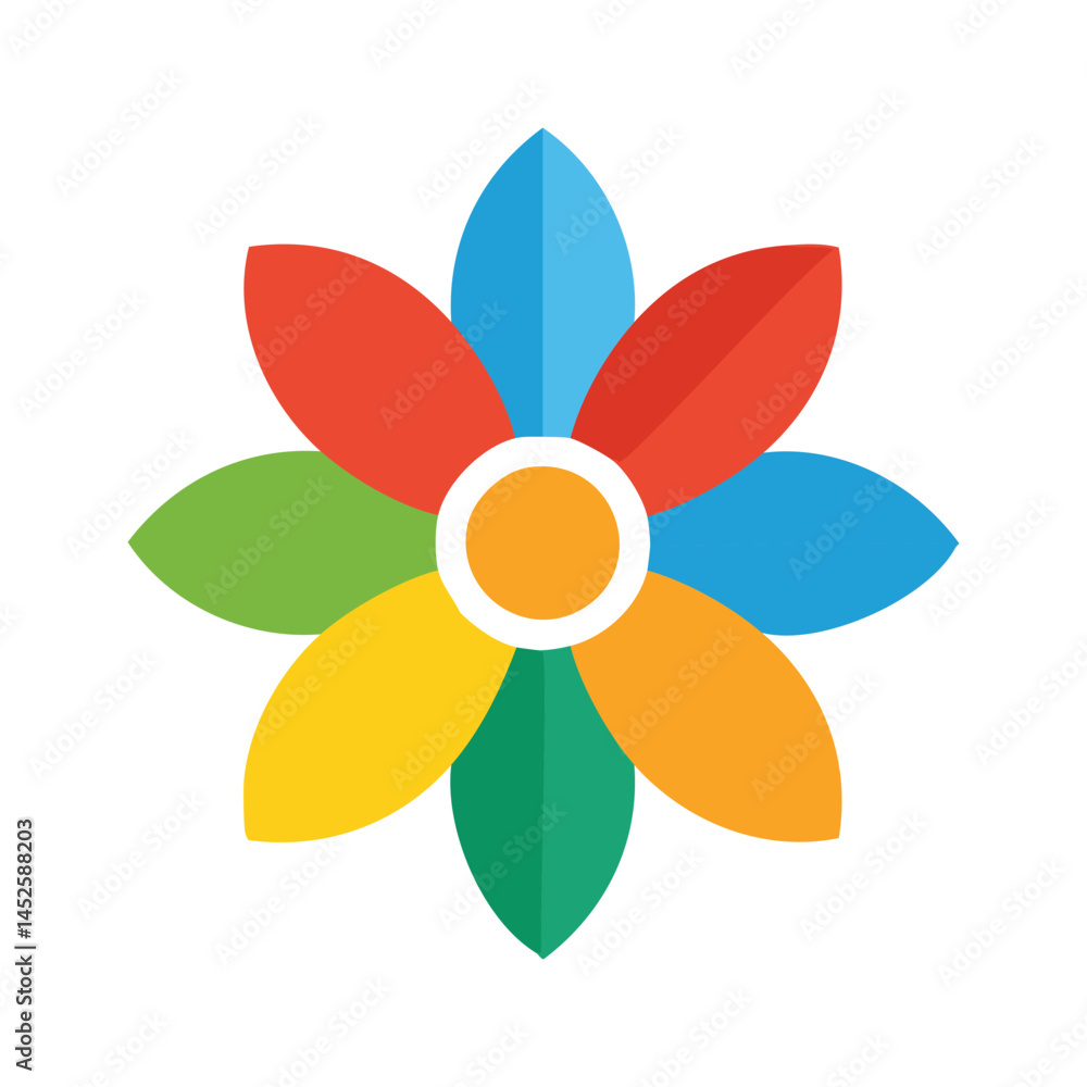 abstract flower vector illustration abstract flower vector illustration