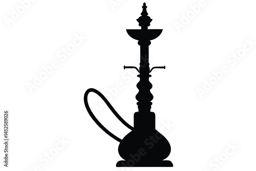 black and white lamp