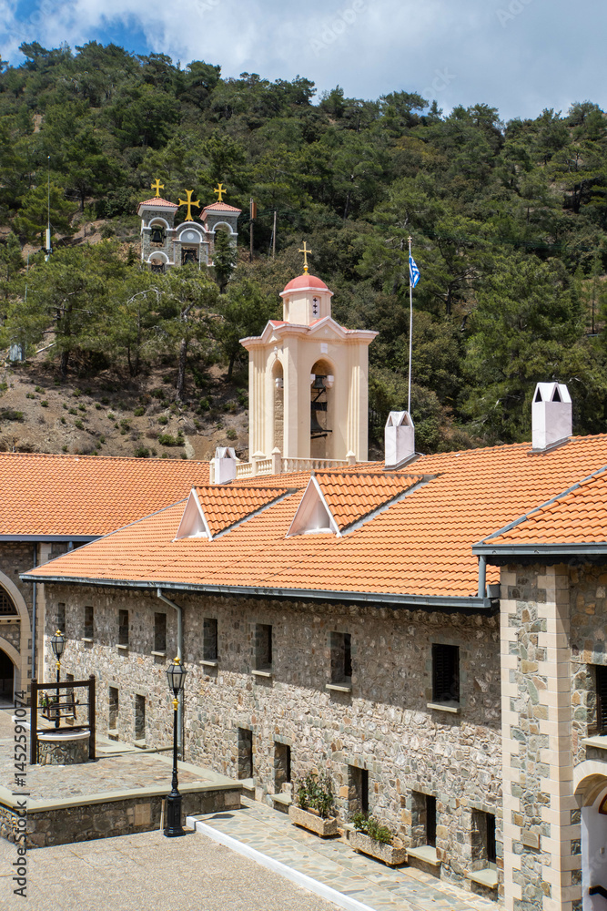 Obraz premium The Holy Monastery of the Virgin of Kykkos, Troodos mountains, Cyprus