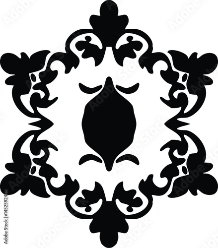 vector illustration of a decorative ornament