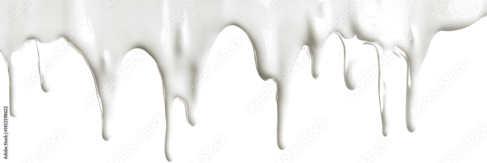 Effusion of Liquid Alabaster A Stream of White Paint Cascading Down On Isolated Backdrop Effusion of Liquid Alabaster A Stream of White Paint Cascading Down On Isolated Backdrop