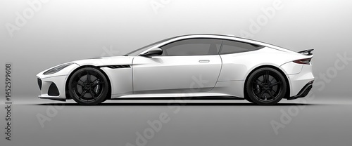 White coupe car