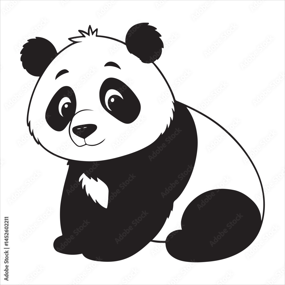 Obraz premium Panda Vector