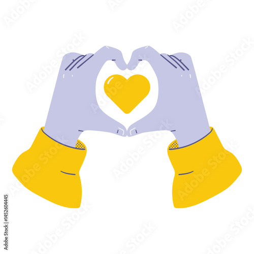 Hands Form Heart for Mothers Day