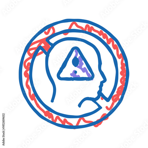 cancel culture icon doodle illustration