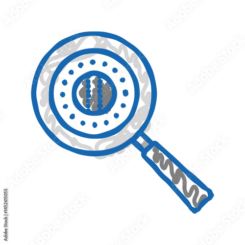 burner fondue icon doodle illustration