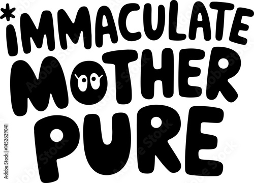 Immaculate Mother Pure Design Art