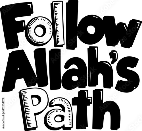 Follow Allah's Path Religious Guidance