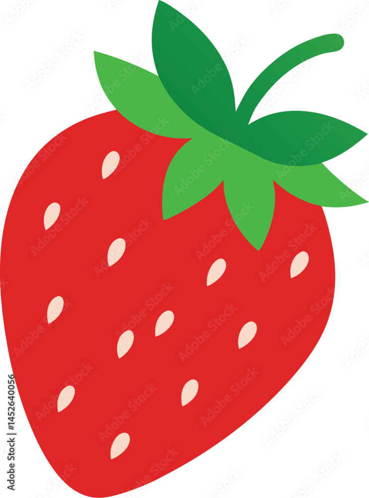 Obraz premium strawberry isolated on white background