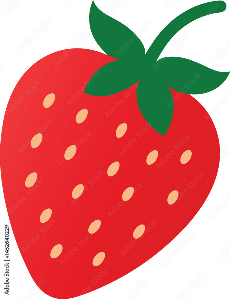 Fototapeta premium strawberry isolated on white background