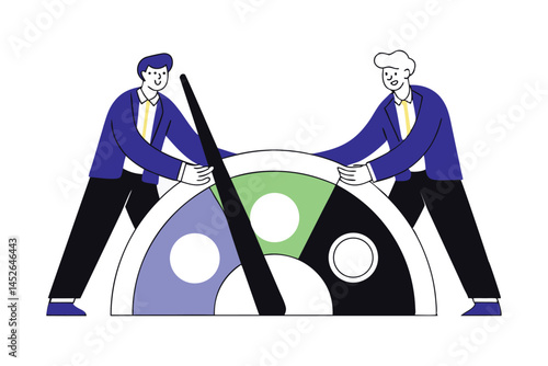Paradigm Shift in Technology for Business Growth Transformation, Disruption and Acceleration Concept Art