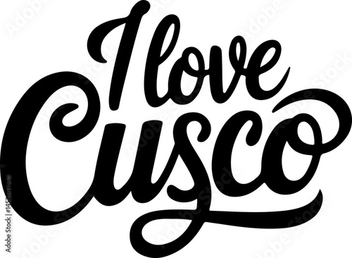 I Love Cusco Peru Design Art