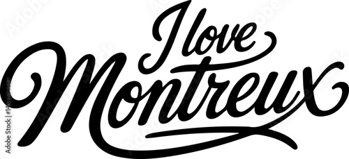 I Love Montreux Swiss City Design