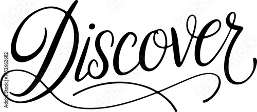 Discover Your World Calligraphy Art.