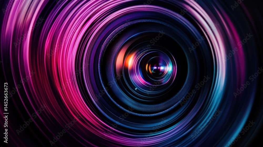 Colorful Abstract Lens Design: A Vibrant Display of Photography Art Colorful Abstract Lens Design: A Vibrant Display of Photography Art