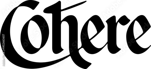 Cohere Blackletter Font Style Image.