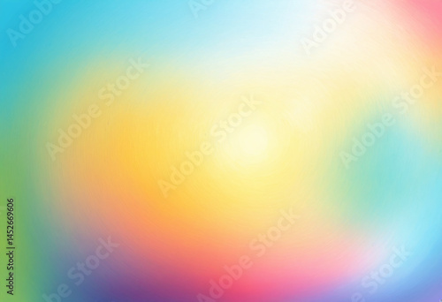abstract rainbow with glowi...