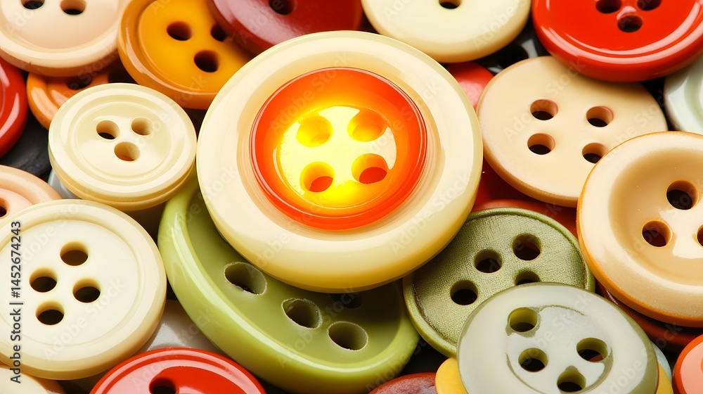 Vibrant Colorful Buttons Close Up Photography Vibrant Colorful Buttons Close Up Photography