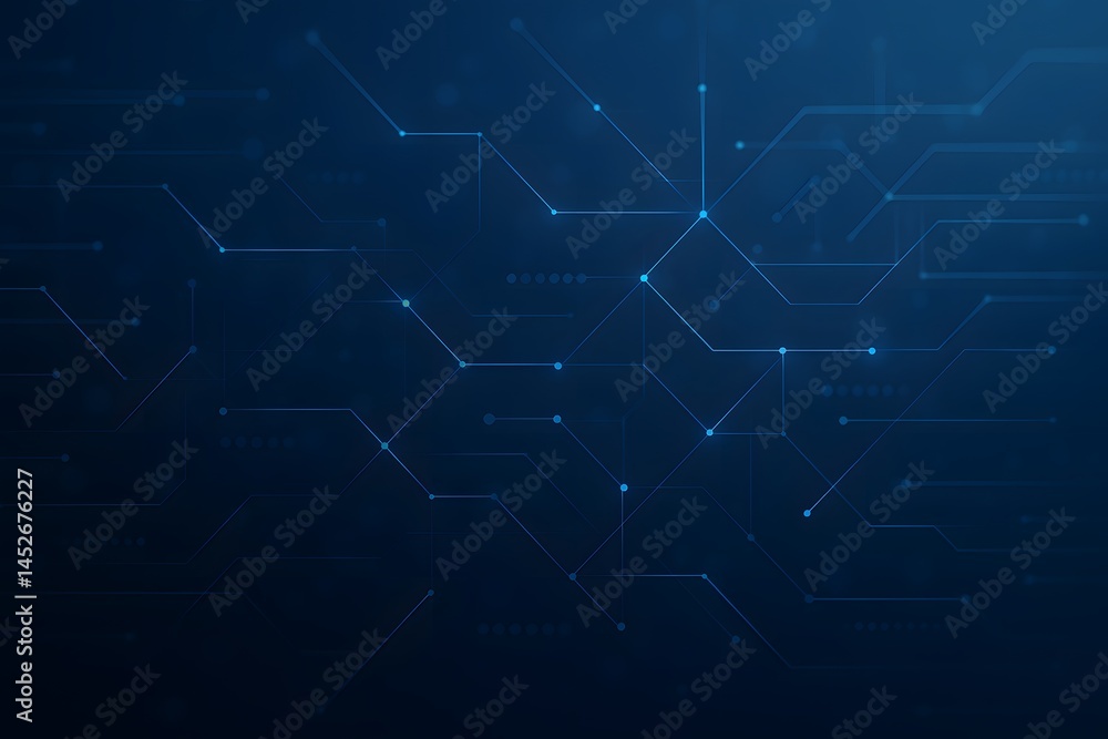 Abstract Digital Connectivity: a sleek, digitally-rendered composition showcasing interconnected lines and nodes against a deep blue backdrop. Abstract Digital Connectivity: a sleek, digitally-rendered composition showcasing interconnected lines and nodes against a deep blue backdrop.