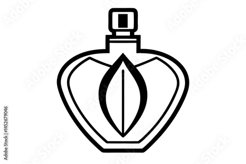 Perfume silhouette vector illustration