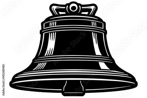 bell isolated on white background