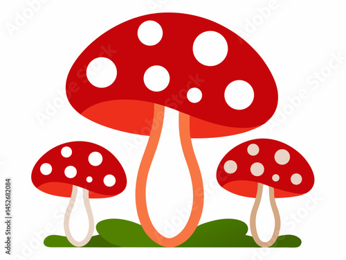 mushroom icons,mushrooms vector illustration