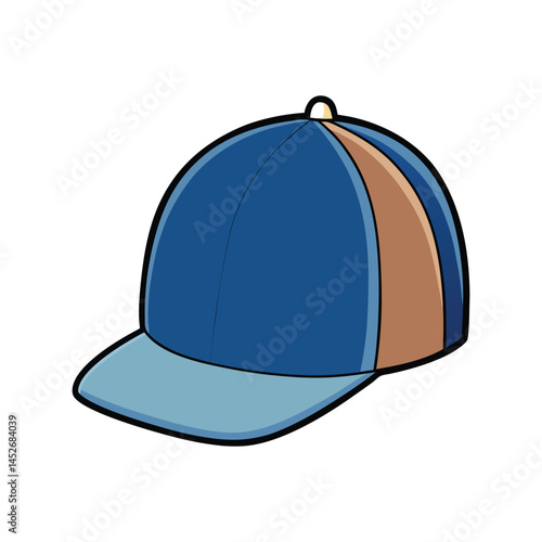 Cap vector illustration, stylish headwear design, fashion accessory, sports, and casual wear