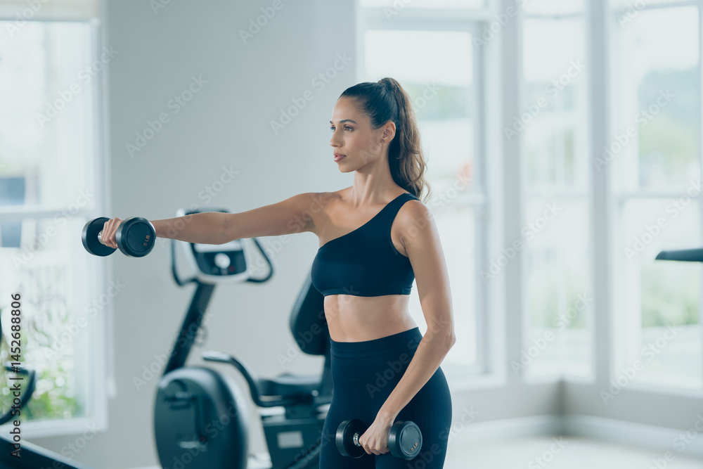 Fototapeta premium sport gym women fitness