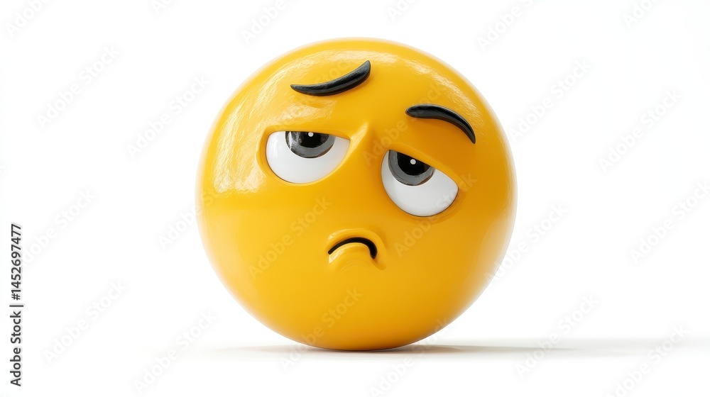 Sad Yellow Emoji Expression Sad Yellow Emoji Expression