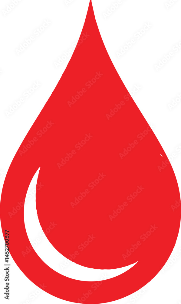 Obraz premium Blood drop Vector