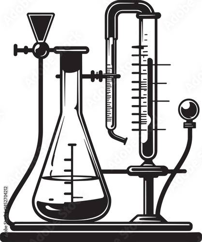 vector illustration of laboratory equipment