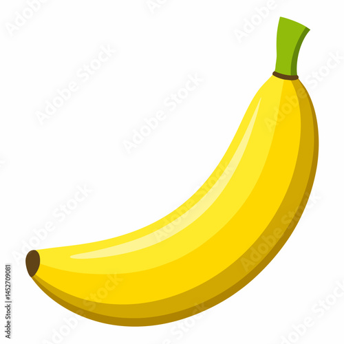Banana isolated on white background 