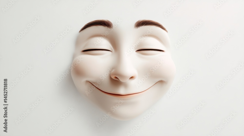 Happy Expression Mask Concept Happy Expression Mask Concept